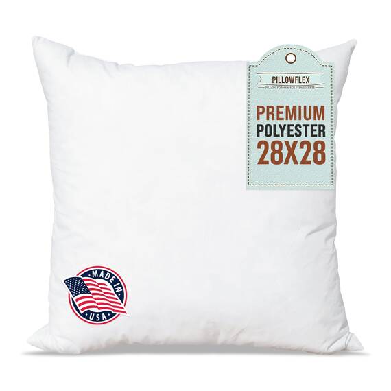 Pillowflex Mit Polyester gefüllt, maschinenwaschbar, 70 x 70 cm, Kissen-Form-Einsatz