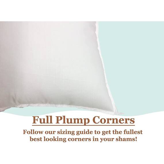 Pillowflex Polyester-Füllung, maschinenwaschbar, 38 x 38 cm, Kissenform-Einsatz.