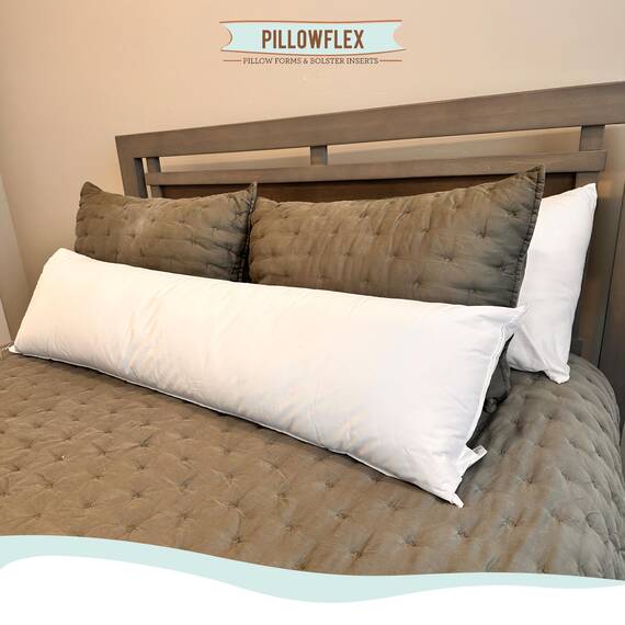 Pillowflex Synthetic Down Pillow Insert for Sham Aka Faux/Alternative (16 Inch by 20 Inch)