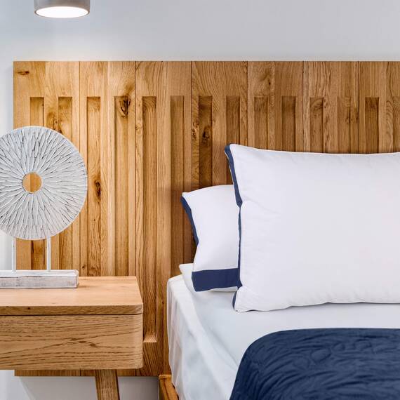 Utopia Bedding Bettkissen zum Schlafen King Size (Marineblau), 2er-Set, kühlende Hotelqualität, Zwickelkissen für Rücken-, Bauch- oder Seitenschläfer