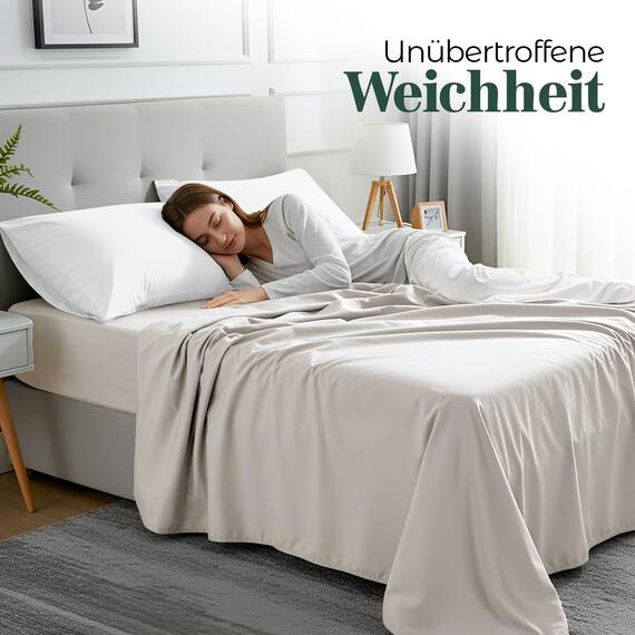 Utopia Bedding – 4er-Set Kissenbezüge – 50 x 75 cm – Oeko-TEX – Gebürstete Mikrofaser, 100% Polyester, mit Umschlagverschluss (Kissenfüllung Nicht enthalten), nur Kissenbezug – Weiß