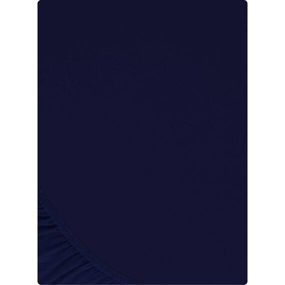 Buymax Spannbettlaken 70x140cm Baumwolle 100% Kinderbett Spannbetttuch Baby Bettlaken Jersey, Matratzenhöhe bis 15 cm, Farbe Marineblau