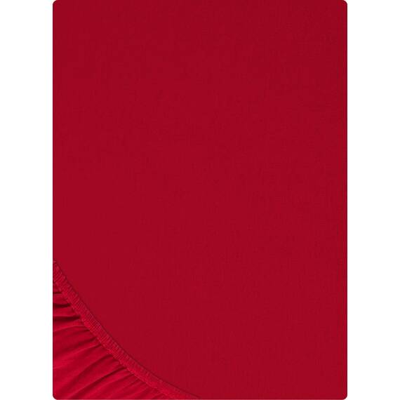 Buymax Spannbettlaken 70x140cm Baumwolle 100% Kinderbett Spannbetttuch Baby Bettlaken Jersey, Matratzenhöhe bis 15 cm, Farbe Rot