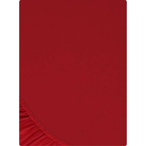 Buymax Spannbettlaken 70x140cm Baumwolle 100% Kinderbett Spannbetttuch Baby Bettlaken Jersey, Matratzenhöhe bis 15 cm, Farbe Bordeaux