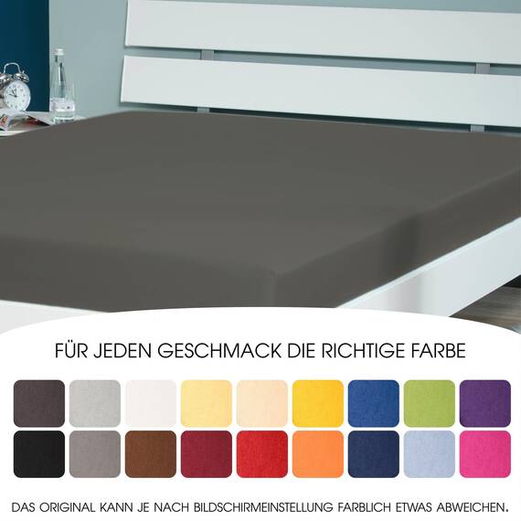 CelinaTex Jersey Spannbettlaken Lucina 180x200-200x200cm Schnee weiß 100% Baumwolle gekämmt bis 26cm Matratzenhöhe Spannbettbezug, Leintuch, Bettlaken, elastisch, Strech, Oeko-Tex