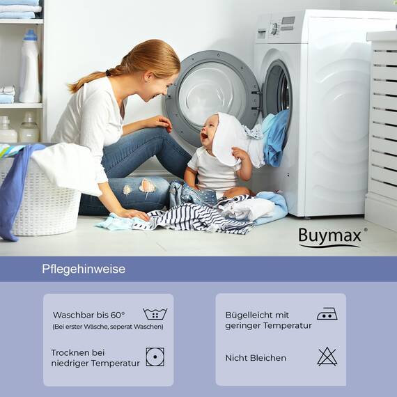 Buymax Spannbettlaken 80x200cm Baumwolle 100% Spannbetttuch Bettlaken Jersey, Matratzenhöhe bis 25 cm, Farbe Anthrazit-Grau