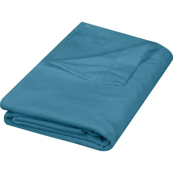 Utopia Bedding Bettlaken, weich gebürstetes Mikrofasergewebe, kein Einlaufen, farbecht, pflegeleicht, nur 1 Bettlaken, Queensize, Denim-Blau