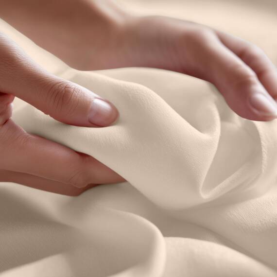 Utopia Bedding Bettlaken, Oberlaken, weich gebürstetes Mikrofasergewebe, kein Einlaufen, farbecht, pflegeleicht, nur 1 Bettlaken, Kingsize-Größe, Beige