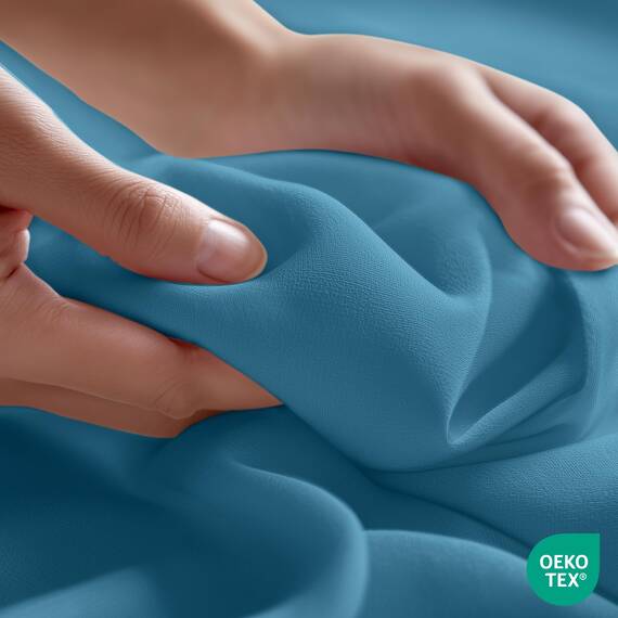 Utopia Bedding Bettlaken, weich gebürstetes Mikrofasergewebe, kein Einlaufen, farbecht, pflegeleicht, nur 1 Bettlaken, Queensize, Denim-Blau