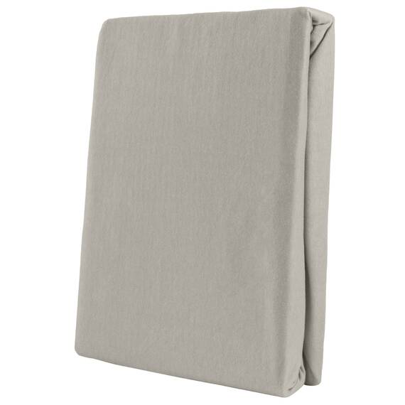 Leonado Vicent - Classic Spannbettlaken Bettlaken 100% Baumwolle Jersey Spannbetttuch in vielen Farben & Größen, Maße Spannbettlaken:90 x 200 cm - 100 x 200 cm, Farbe Spannbettlaken:Grau
