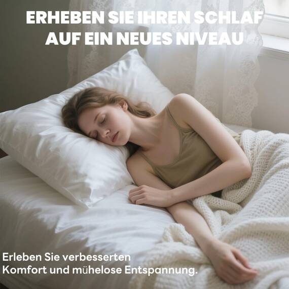 SeidenKissenbezug 80x80, Ravmix Kissenbezüge aus Seide, für Haar und Haut, mit verstecktem Reißverschluss, beide Seiten Seide, Maulbeerseide Kopfkissenbezug 80x80, 1 Stück, Elfenbein