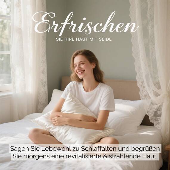 2er Set Seidenkissenbezug 30x50, Ravmix Kissenbezüge aus Seide, für Haar und Haut, mit verstecktem Reißverschluss, beide Seiten Seide, Maulbeerseide Kopfkissenbezug 30x50, 2 Stück, Elfenbein