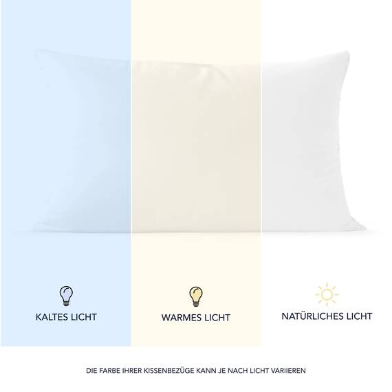 Dreamzie Kissenbezug 40 x 80 (Set mit 2) - 100% Jersey Baumwolle 150 g/qm Kissenbezüge -Weiß - Für Kissen 40 x 80 cm - Kissenhülle - Kissenbezug - Resistent und Hypoallergen
