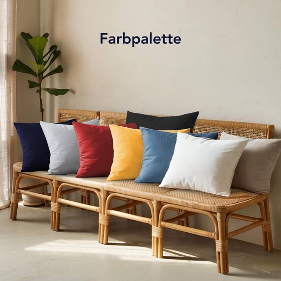 Kissenbezug 50 x 70 cm (Set mit 2) - 100% Jersey Baumwolle 150 g/qm Kissenbezüge -Grau - Für Kissen 50 x 70 cm - Kissenhülle - Kissenbezug - Resistent und Hypoallergen - Dreamzie