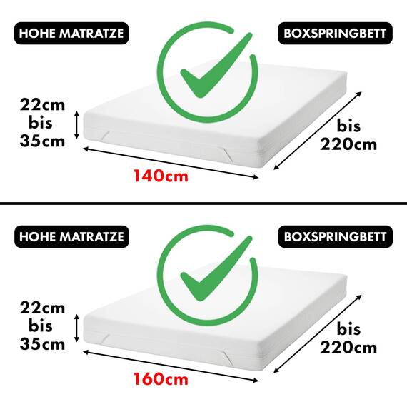 Jacobson Jersey Spannbettlaken Spannbetttuch Baumwolle Bettlaken (140x200-160x220 cm, Rot)