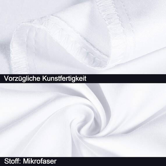 NTBAY 2er Set Kissenbezug 40x60 cm 100% Mikrofaser Kissenhülle, Superweicher Kopfkissenbezug, Weiß
