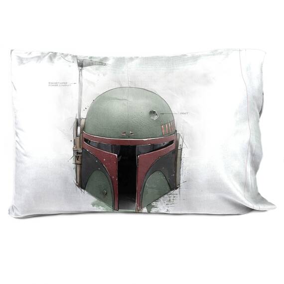 Jay Franco Star Wars The Book of Boba Fett 1 Wende-Kissenbezug für Kinder, superweiche Bettwäsche