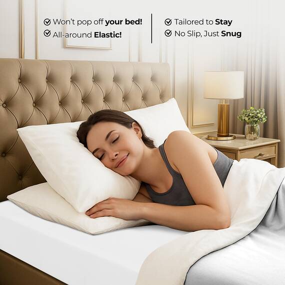 Utopia Bedding Queen-Size-Spannbetttuch – Bettlaken – Tiefe Tasche – weiche Mikrofaser – schrumpft und lichtbeständig – pflegeleicht – nur 1 Spannbetttuch (weiß)