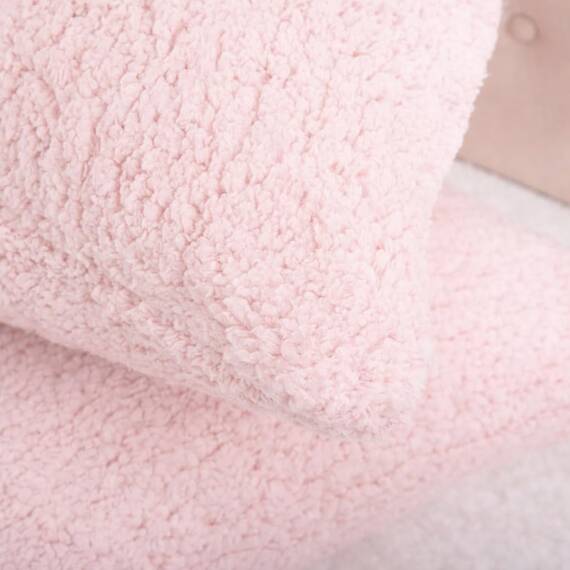 Reafort Ultraweiche Sherpa-Kissenbezüge, Standardgröße, 50,8 x 66 cm, 2 Stück, mit Reißverschluss, Rosa, 50,8 x 66 cm Standard-Kissenbezug