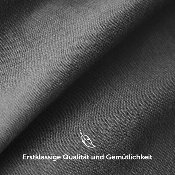 Blumtal Luxus Spannbettlaken 200x200 Boxspringbett 2er Set bis 40cm Höhe - Oeko-Tex Zertifizierte Baumwoll Bettlaken - Spannbettlaken 200x200 Baumwolle - Anthrazite
