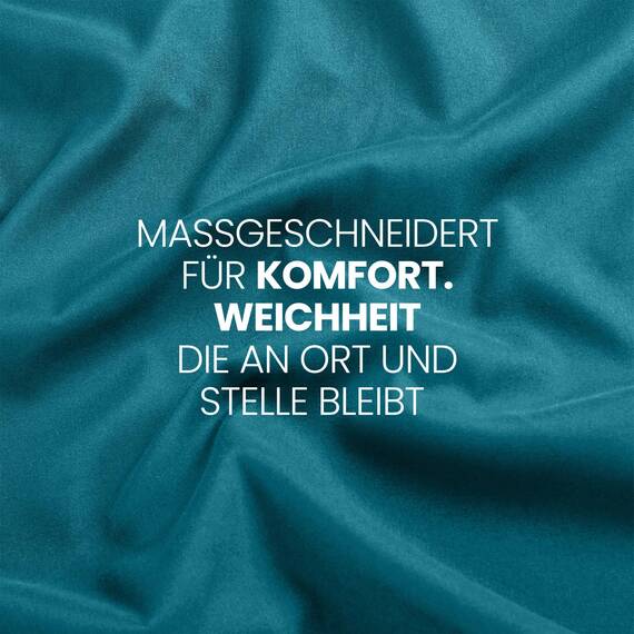 Utopia Bedding - Spannbettlaken 160x200cm - Denim Blau - Gebürstete Polyester-Mikrofaser Spannbetttuch - 35 cm Tiefe Tasche