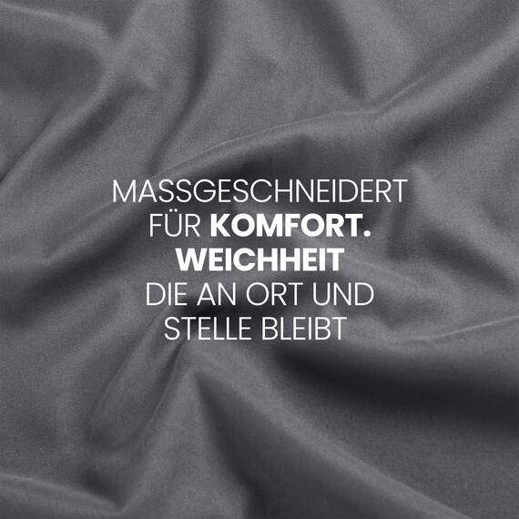 Utopia Bedding - Spannbettlaken 200x200cm - Grau - Gebürstete Polyester-Mikrofaser Spannbetttuch - 35 cm Tiefe Tasche