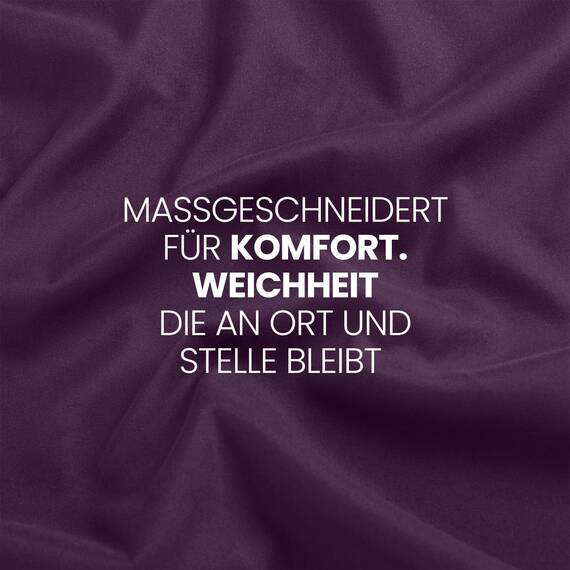 Utopia Bedding - Spannbettlaken 180x200cm - Lila - Gebürstete Polyester-Mikrofaser Spannbetttuch - 35 cm Tiefe Tasche