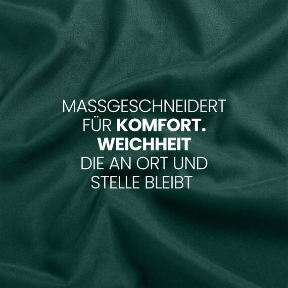 Utopia Bedding - Spannbettlaken 90x200cm - Smaragd Grün - Gebürstete Polyester-Mikrofaser Spannbetttuch - 35 cm Tiefe Tasche