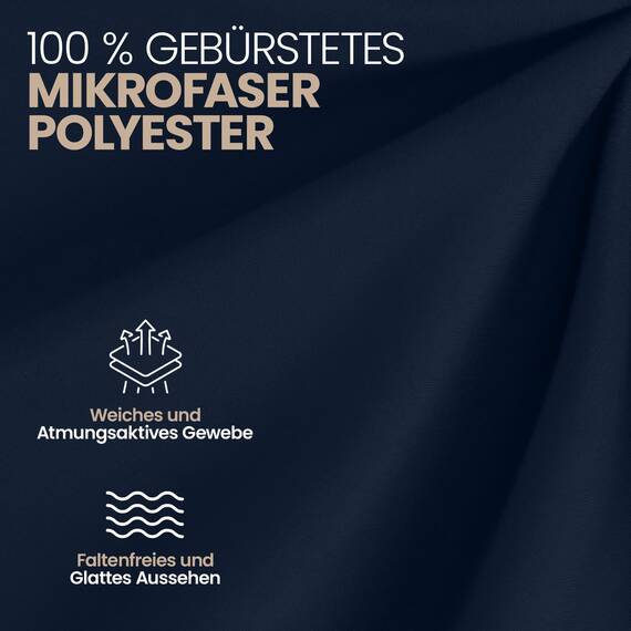 Utopia Bedding - 2er Set Spannbettlaken 90x200cm - Marineblau - Oeko-Tex Zertifiziertes - Gebürstete Mikrofaser Spannbetttuch - 35 cm Tiefe Tasche