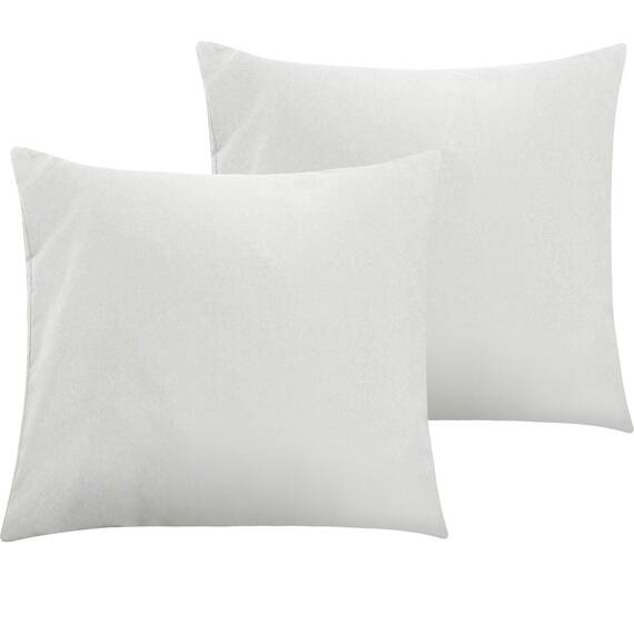 NTBAY 2er Set Kissenbezug 80x80 cm 100% Mikrofaser Kissenhülle, Superweicher Kopfkissenbezug, Grau