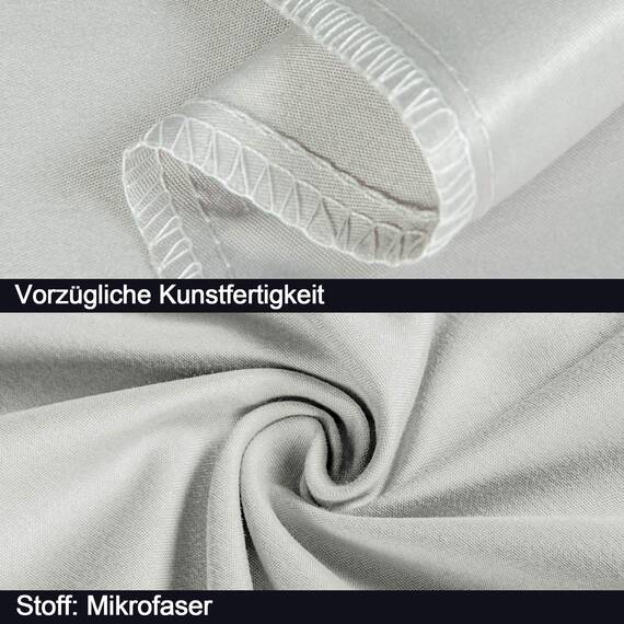 NTBAY 2er Set Kissenbezug 80x80 cm 100% Mikrofaser Kissenhülle, Superweicher Kopfkissenbezug, Grau