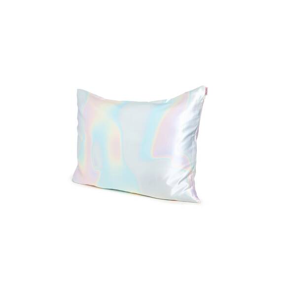 Kitsch Satin-Kissenbezug mit Reißverschluss für Haar & Haut, weicher als Seide, Glatte, maschinenwaschbare, knitterfreie Satin-Kissenbezüge, Standardgröße 19"x26" (Aura), kühlend
