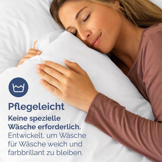 Kissenbezüge 65x65 cm Weiß im 2er-Pack - Weiche Kopfkissenbezüge aus Mikrofaser - Atmungsaktive, pflegeleichte und knitterfreie Kissenhüllen - Maschinenwaschbar mit Hotelverschluss - Oeko-TEX