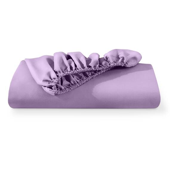 Bare Home Spannbettlaken für Super-King-Size-Betten – Premium 1800 ultraweiche Mikrofaser – ultraweich knitterfrei – Tiefe Tasche – 35 cm tief – Super-King-Size (Super-King-Size-Bett, Lavendel)