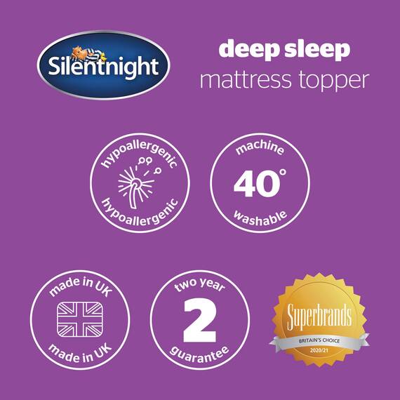 Silentnight Deep Sleep - Matratzenauflage - 137 × 193cm