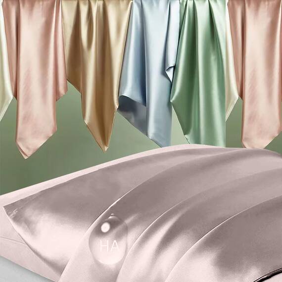 Seidenkissenbezug für Haar und Haut, Maulbeerseide-Kissenbezüge, Queen-Size-Größe, weich, Anti-Akne, kühlend, für Schönheit, Schlaf, beide Seiten, natürliche Seidensatin-Kissenbezüge mit verstecktem