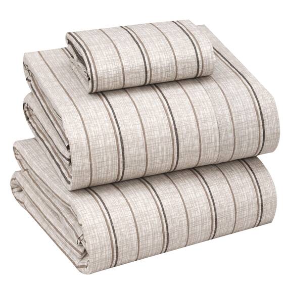RUVANTI Bettwäsche-Set für Doppelbetten aus 100 % Baumwolle, 3-teilig, weich und atmungsaktiv, Perkalgewebe, tiefe Tasche, 40,6 cm, Hotelstandard, frisches, kühles Gefühl, langlebig, perfekt