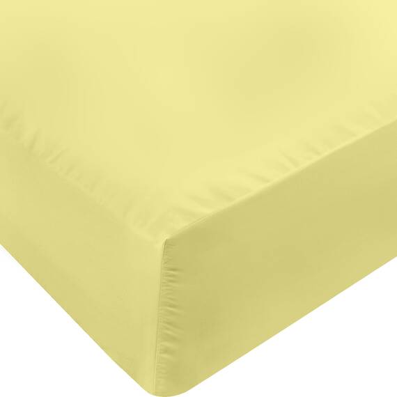 Utopia Bedding Queensize-Spannbetttuch – Spannbettlaken – Tiefe Tasche – weiche Mikrofaser – einlauf- und lichtbeständig, pflegeleicht, nur 1 Spannbetttuch (gelb)
