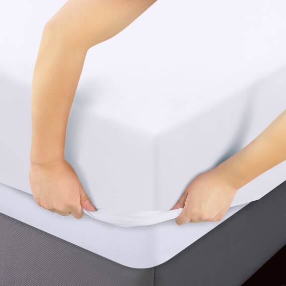 Utopia Bedding Spannbettlaken für King-Size-Bett, weiche gebürstete Mikrofaser, Tiefe Taschen, schrumpft und lichtbeständig, pflegeleicht, Weiß, 2 Stück