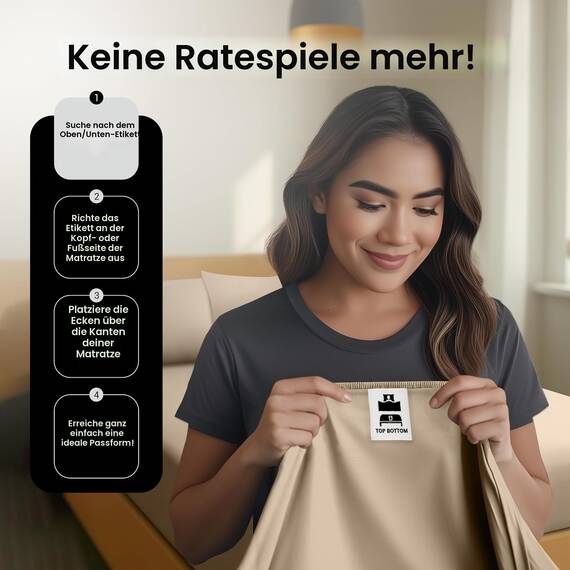 Utopia Bedding Spannbettlaken für Doppelbett, weiche gebürstete Mikrofaser, Tiefe Taschen, schrumpft und lichtbeständig, pflegeleicht (Doppelbett, Beige)