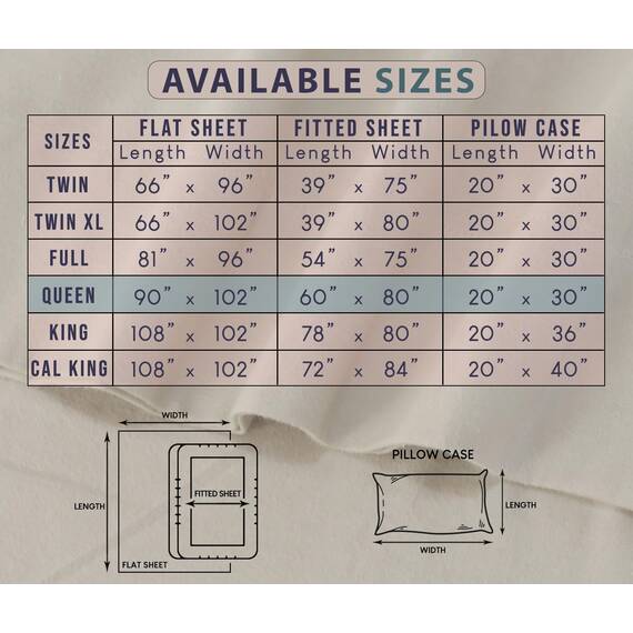 RUVANTI Flanell-Bettlaken-Sets für Queen-Size-Betten – 100 % Baumwolle, gebürstetes Flanell-Bettwäsche-Set – tiefe Taschen 40,6 cm (passend für bis zu 45,7 cm) – alle Jahreszeiten atmungsaktiv und