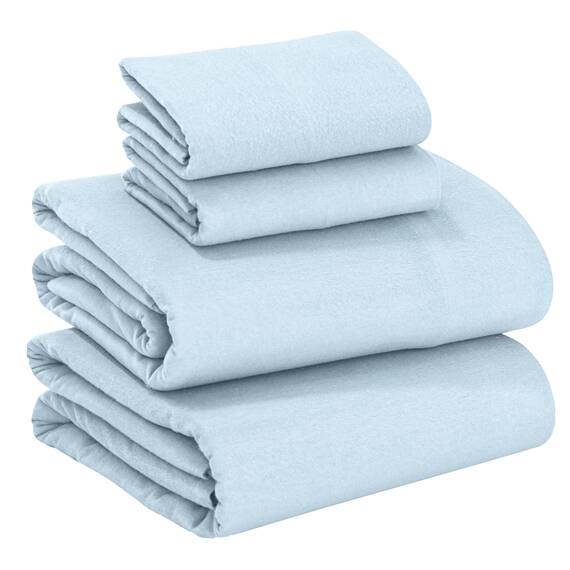 RUVANTI Flanell-Bettlaken-Sets für Queen-Size-Betten – 100 % Baumwolle, gebürstetes Flanell-Bettwäsche-Set – tiefe Taschen 40,6 cm (passend für bis zu 45,7 cm) – alle Jahreszeiten atmungsaktiv und