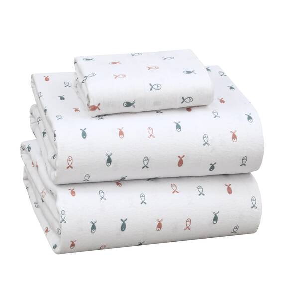 RUVANTI Flanell-Bettlaken-Sets für Doppelbetten – 100 % Baumwolle, gebürstetes Flanell-Bettwäsche-Set – tiefe Taschen 40,6 cm (passend für bis zu 45,7 cm) – alle Jahreszeiten atmungsaktiv und super