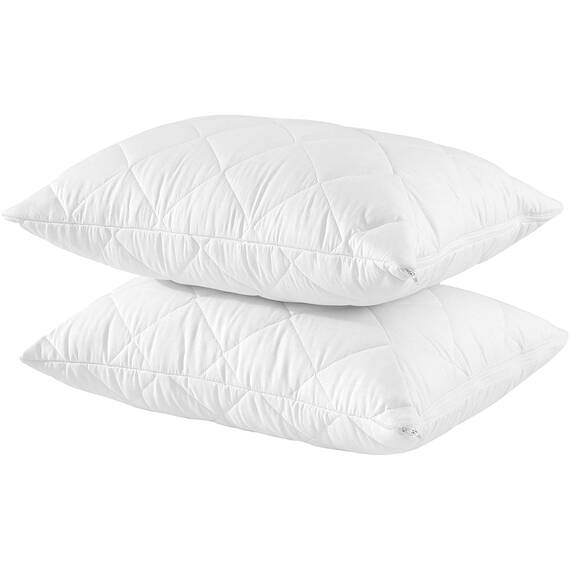 Niagara Sleep Solution Frottee-Kissenschoner, 4er-Pack, Kingsize-Bett (Bambus, Standard)