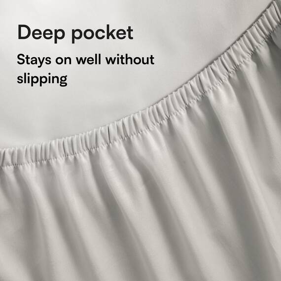 Niagara Sleep Solution Queen wasserdichte Matratzenauflagen-Schutzhülle, Tiefe Tasche, 60 x 80, atmungsaktiv, geräuschlos, 8–20 Zoll, Bett, glattes Jersey, Matratzenauflagen-Abdeckung