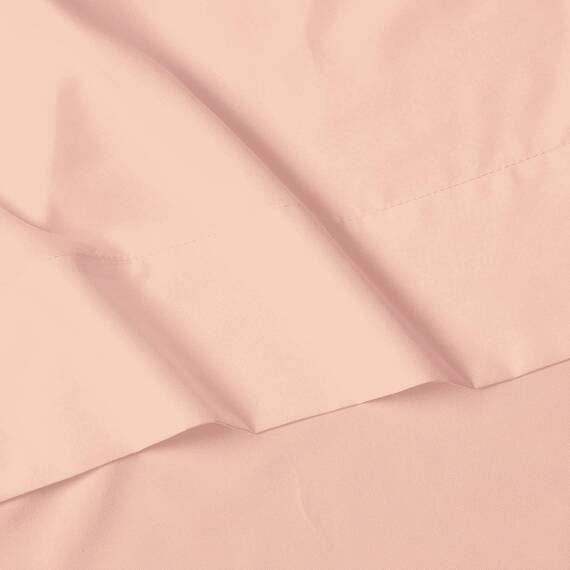 Elegant Comfort Luxuriöses 4-teiliges Bettwäsche-Set, luxuriöse Bettwäsche aus 1500 Premium-Mikrofaser, Hotelqualität, knitterfrei, kühl und atmungsaktiv, leicht elastisch, Blush Pink