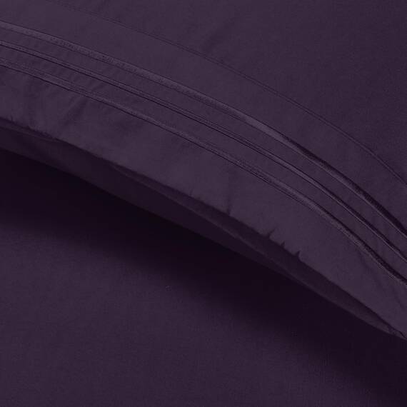 Elegant Comfort Luxuriöses 3-teiliges Bettwäsche-Set – luxuriöse Bettwäsche mit 1500 Fadenzahl, ägyptische Qualität Traditionell Full Pflaumenlila