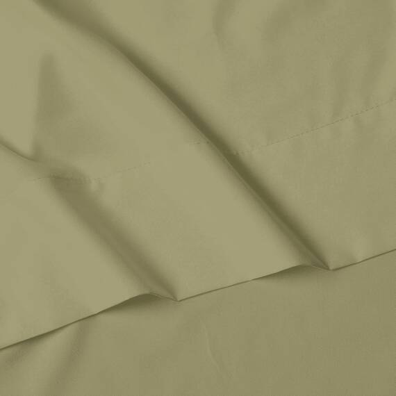 Elegant Comfort Luxuriöses 4-teiliges Bettwäsche-Set, luxuriöse Bettwäsche aus 1500 Premium-Mikrofaser, Hotelqualität, knitterfrei, kühl und atmungsaktiv, leicht elastisch, Salbeigrün