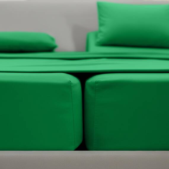 Elegant Comfort Luxuriöses 5-teiliges Bettlaken-Set, luxuriöse Bettwäsche aus 1500 Premium-Mikrofaser in Hotelqualität, knitterfrei, kühl und atmungsaktiv, leicht elastisch, geteiltes Kingsize-Bett,