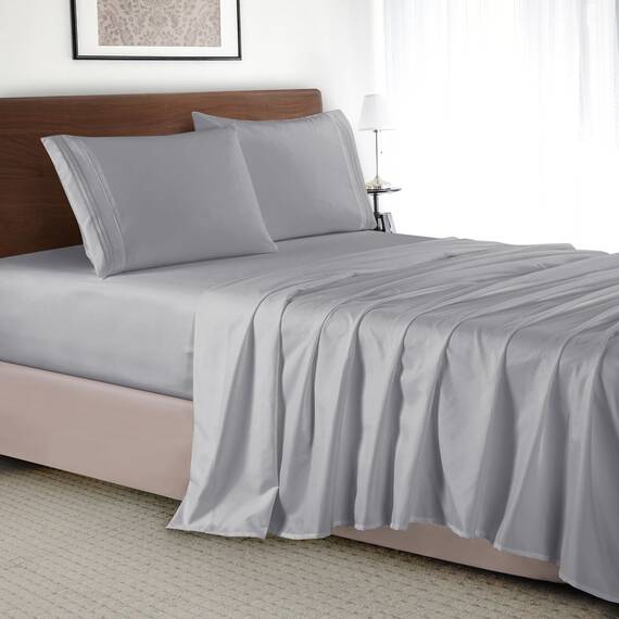 Elegant Comfort Luxus-Bettwäsche-Set, 4-teilig, Fadenzahl 1500, ägyptische Qualität, Knitter- und lichtbeständig, hypoallergen, kühl und atmungsaktiv, leicht elastisch